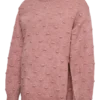 Pullover med rund hals og almindelig pasform
