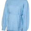 Pullover med rund hals og almindelig pasform