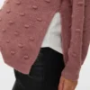 Pullover med rund hals og almindelig pasform