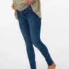 Slim fit-Jeans med lav talje