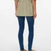 Slim fit-Jeans med lav talje