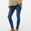 Slim fit-Jeans med lav talje