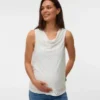 Slim fit-top med U-udskæring