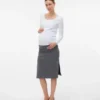 Slim fit-top med U-udskæring