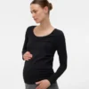 Slim fit-top med U-udskæring