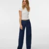 Snrancy jeans med lav talje og brede ben