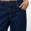 Snrancy jeans med lav talje og brede ben