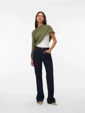 Snrancy jeans med mellemhøj talje og bootcut-pasform
