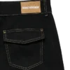 Snrancy jeans med mellemhøj talje og brede ben