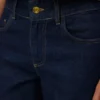 Snrancy jeans med mellemhøj talje og brede ben