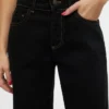 Snrancy-jeans med mellemhøj talje og vid benvidde