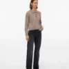 Spændende strikket pullover