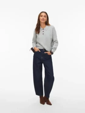 Spændende strikket pullover
