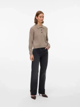 Spændende strikket pullover
