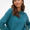 Spændende strikket pullover