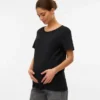 T-shirt med rund hals og almindelig pasform