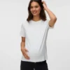 T-shirt med rund hals og almindelig pasform
