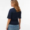 T-shirt med rund hals og almindelig pasform