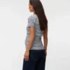 T-shirt med rund hals og almindelig pasform
