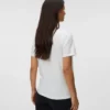 T-shirt med rund hals og almindelig pasform