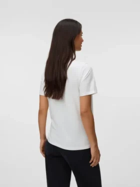 T-shirt med rund hals og almindelig pasform