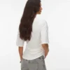T-shirt med rund hals og almindelig pasform