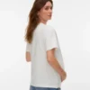 T-shirt med rund hals og almindelig pasform