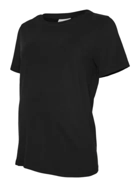 T-shirt med rund hals og almindelig pasform