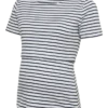 T-shirt med rund hals og almindelig pasform