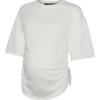 T-shirt med rund hals og almindelig pasform