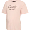 T-shirt med rund hals og almindelig pasform
