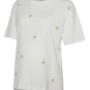 T-shirt med rund hals og almindelig pasform