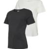 T-shirt med rund hals og almindelig pasform