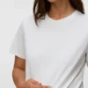 T-shirt med rund hals og almindelig pasform