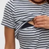 T-shirt med rund hals og almindelig pasform