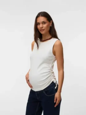 Top med V-udskæring i regular fit