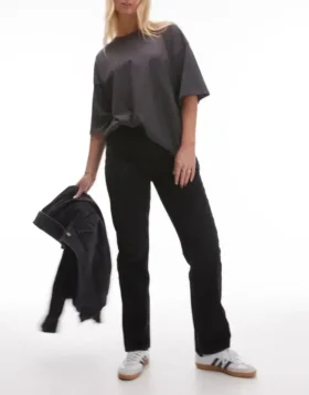 Topshop jeans med høj talje og lige ben