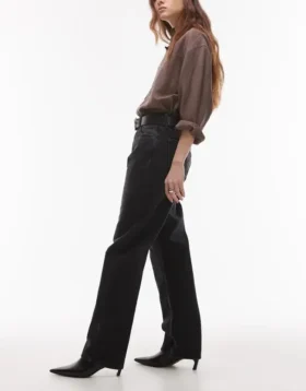 Topshop jeans med høj talje og lige ben