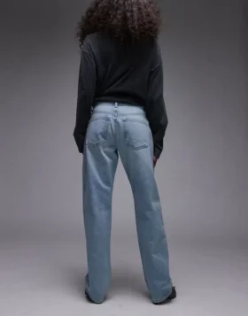 Topshop jeans med høj talje og lige ben