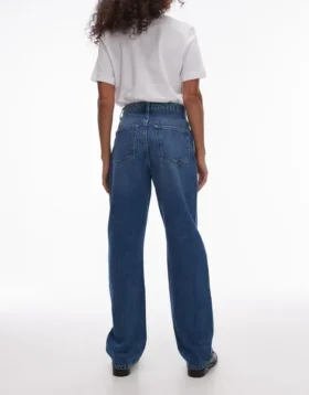 Topshop jeans med høj talje og lige ben