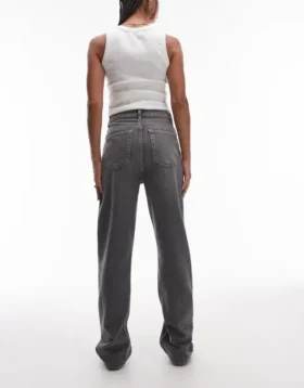 Topshop jeans med høj talje og lige ben