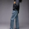 Topshop jeans med høj talje og lige ben