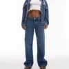 Topshop jeans med lav talje og brede ben