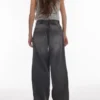 Topshop jeans med lav talje og brede ben