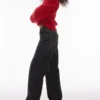 Topshop jeans med lav talje og brede ben