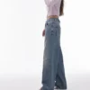 Topshop jeans med lav talje og løs pasform