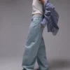 Topshop jeans med lav talje og løs pasform