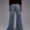 Topshop jeans med mellemhøj talje og brede ben