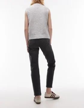 Topshop jeans med mellemhøj talje og lige pasform