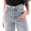 Topshop jeans med mellemhøj talje og løs pasform